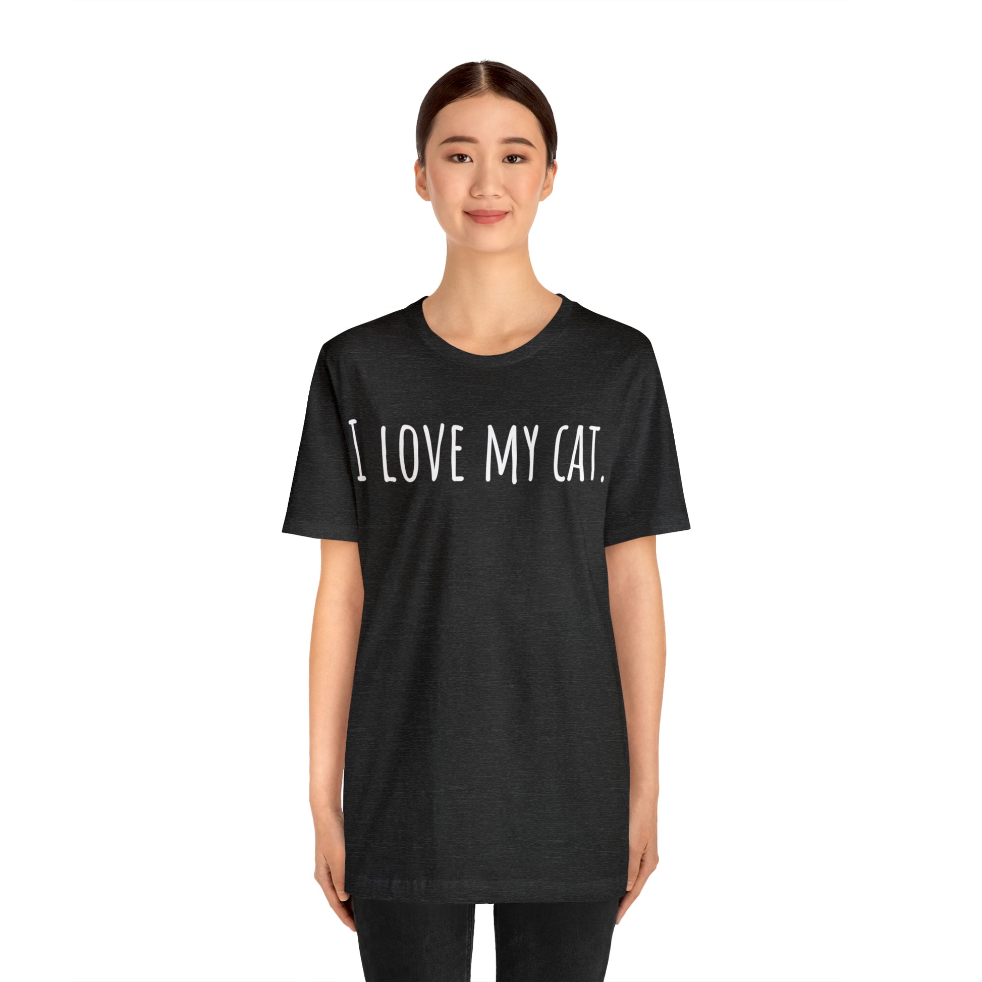 I Love My Cat - Classic T-Shirt - Arjuna Rigby Art and Lifestyle Store