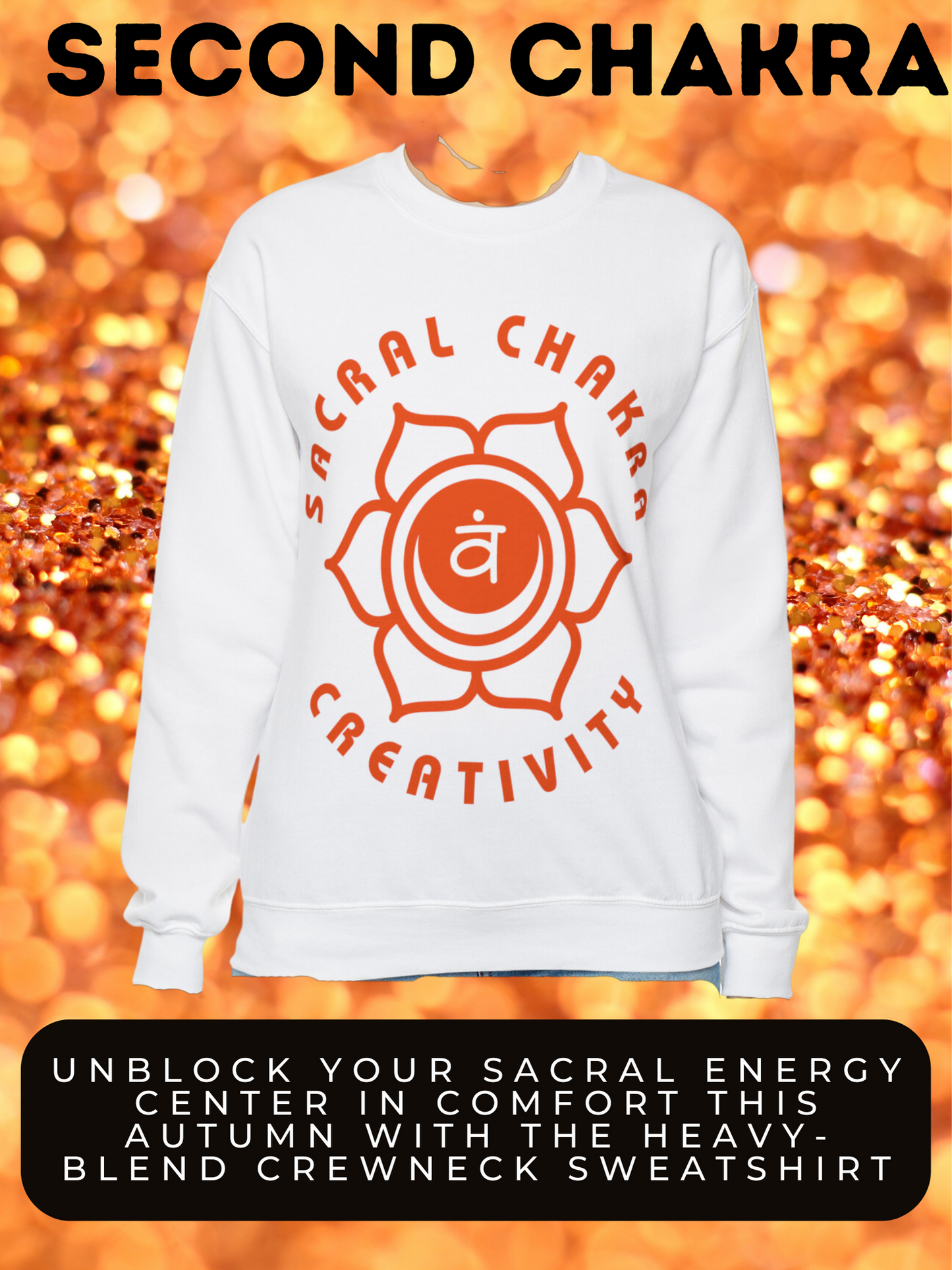 Sacral Chakra Crewneck Sweatshirt