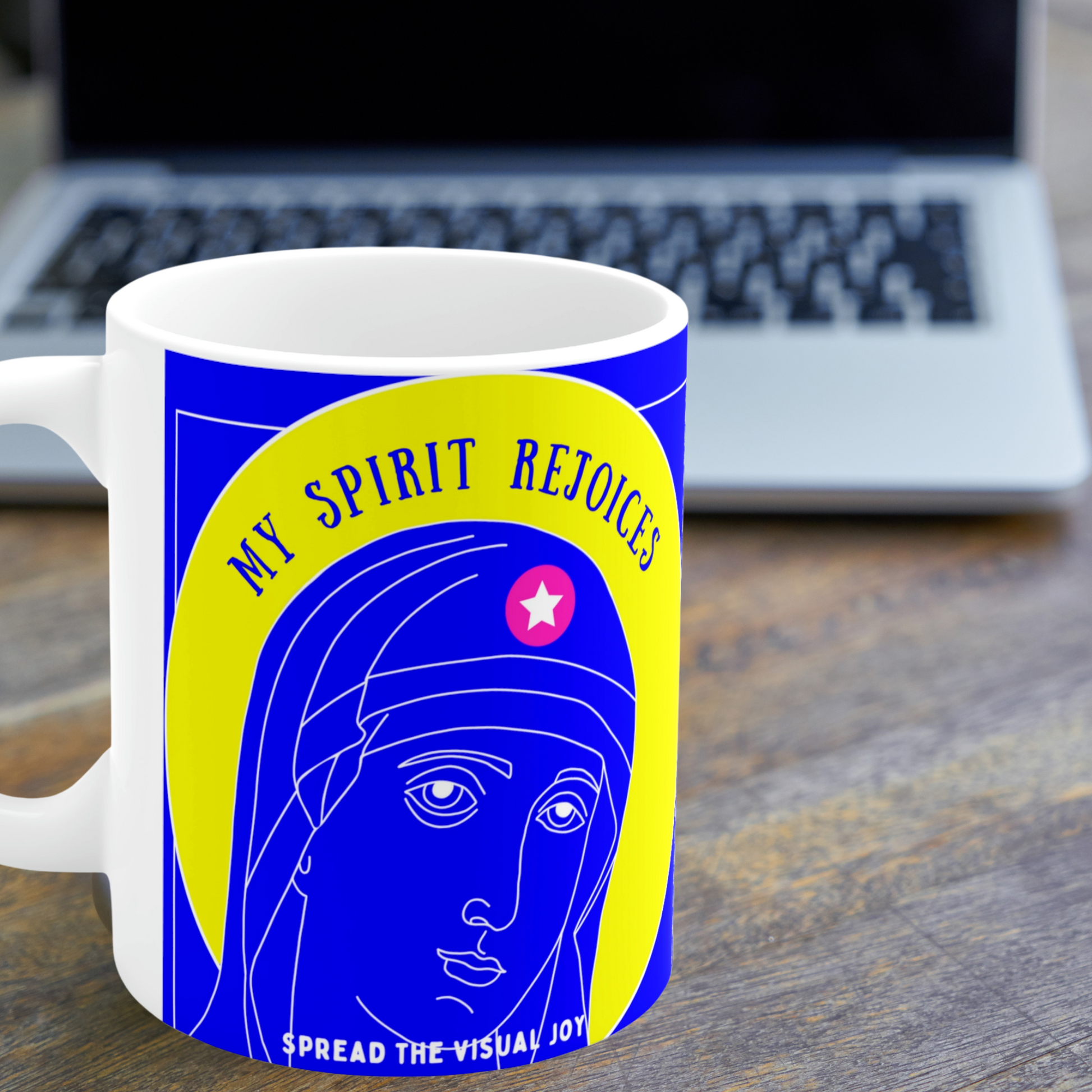 My Spirit Rejoices - Mug - Arjuna Rigby Art and Lifestyle Store