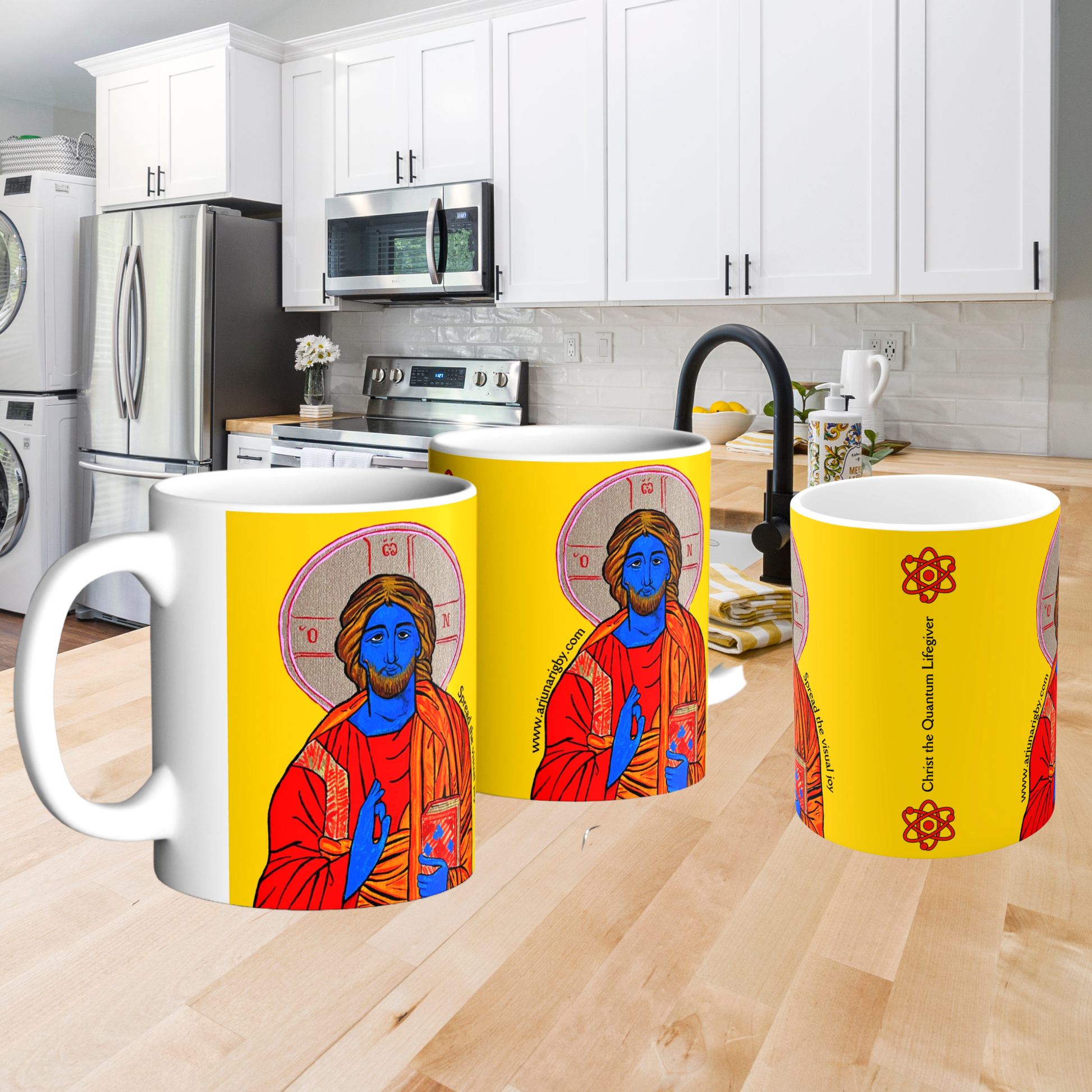 Christ the Quantum Lifegiver - Mug - Arjuna Rigby Art and Lifestyle Store