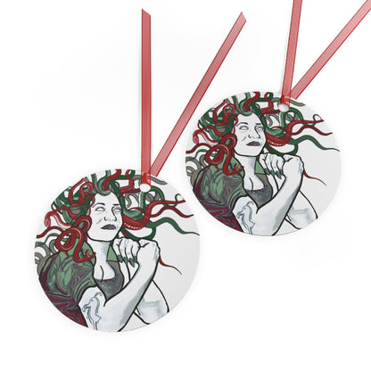 The Divine Feminine Medusa metal ornament