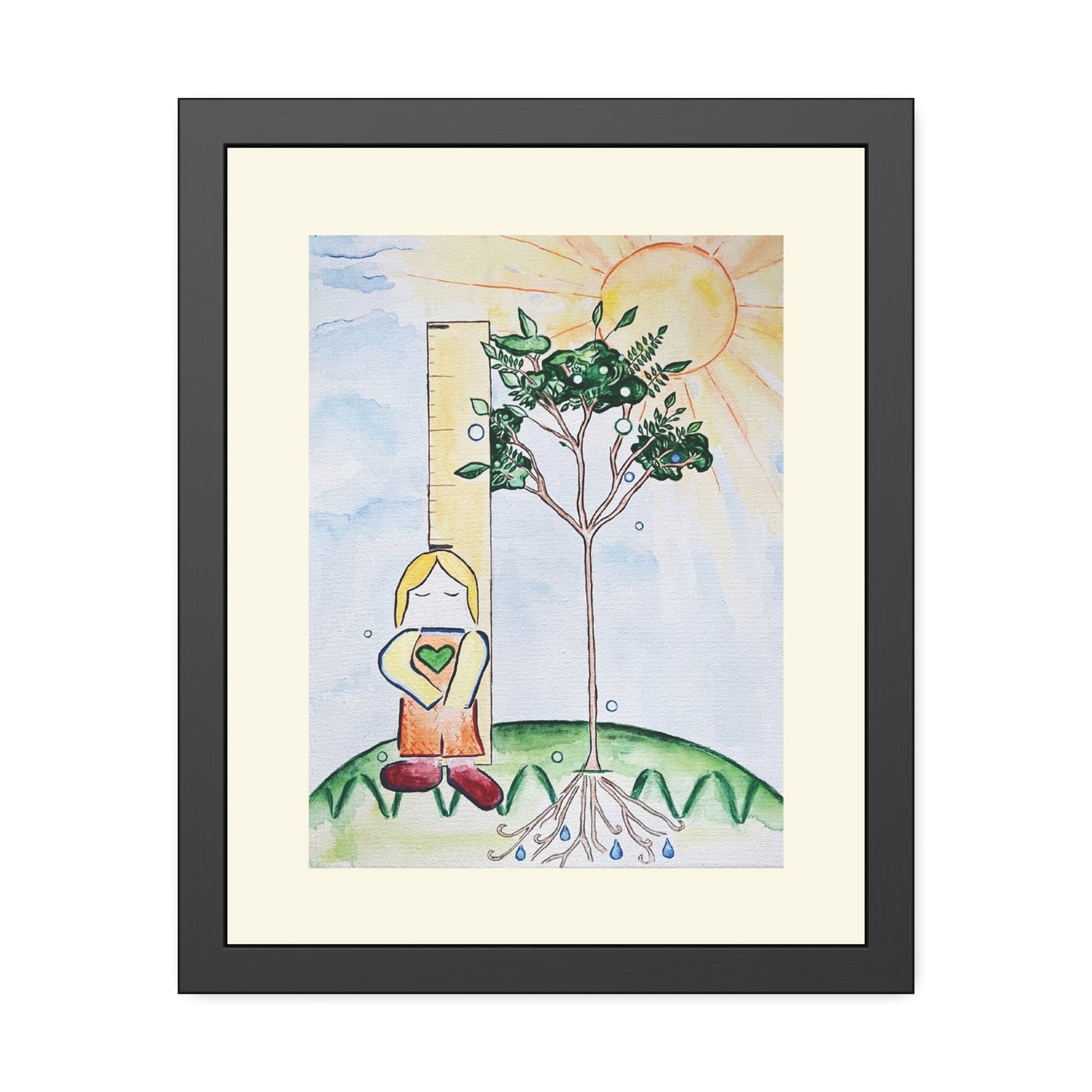 And Together We Grow II Framed Fine Art Print