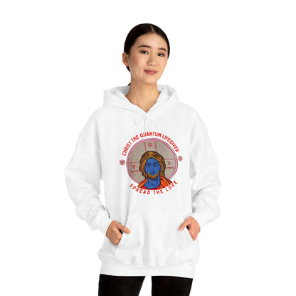 Christ the Quantum Lifegiver Hoodie - Arjuna Rigby Art and Lifestyle Store