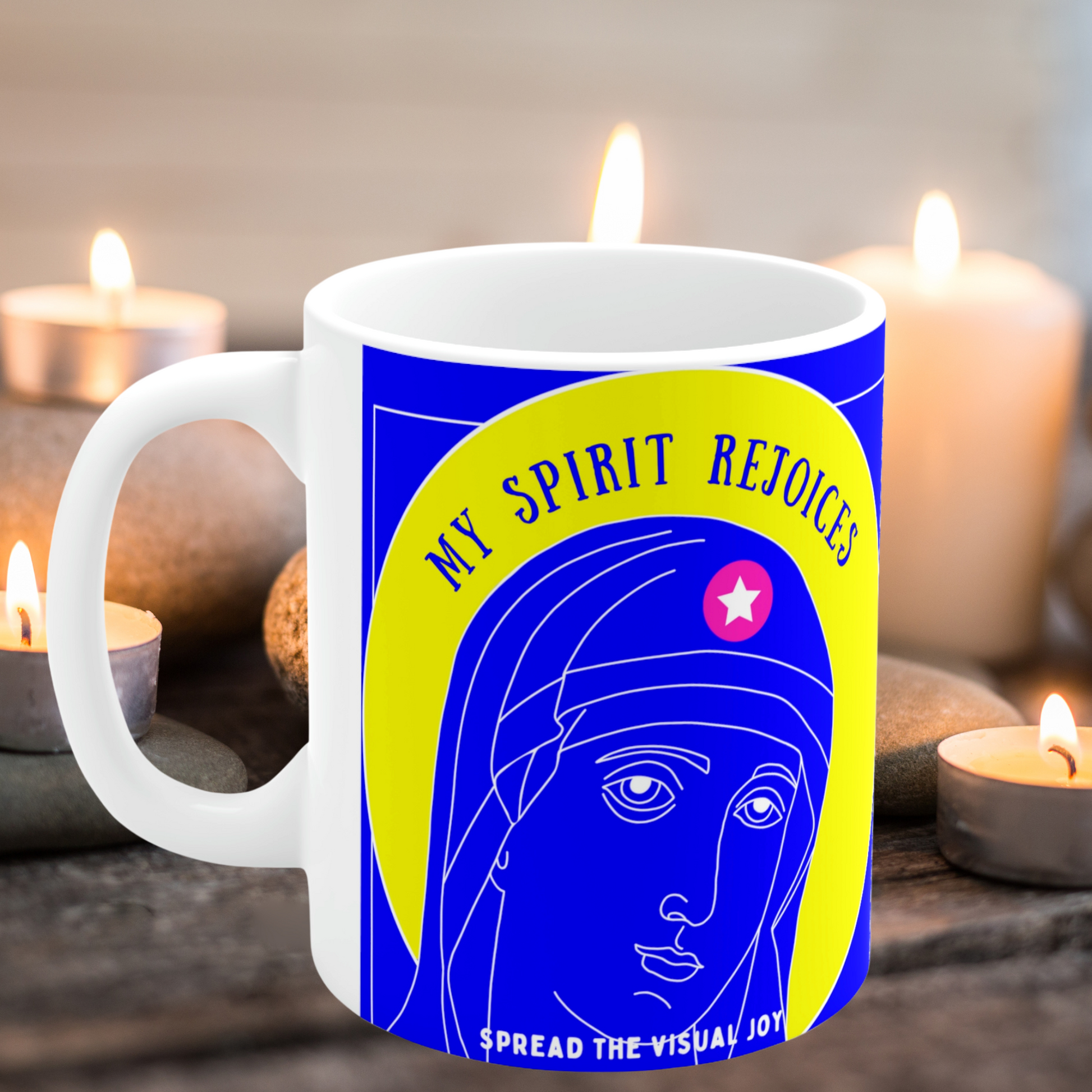 My Spirit Rejoices - Mug - Arjuna Rigby Art and Lifestyle Store