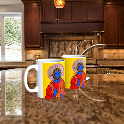 Christ the Quantum Lifegiver - Mug - Arjuna Rigby Art and Lifestyle Store