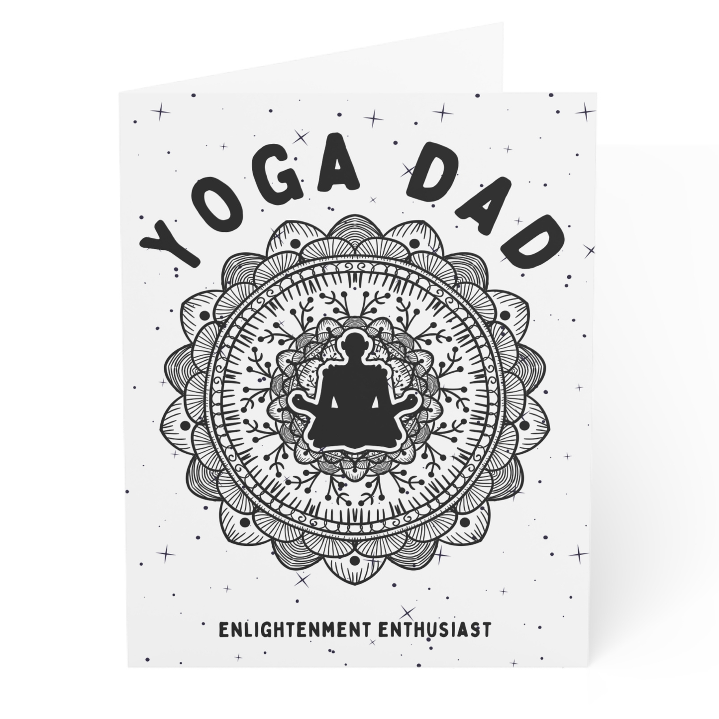 Yoga Dad Greeting Card - Arjuna Rigby Art and Lifestyle Store