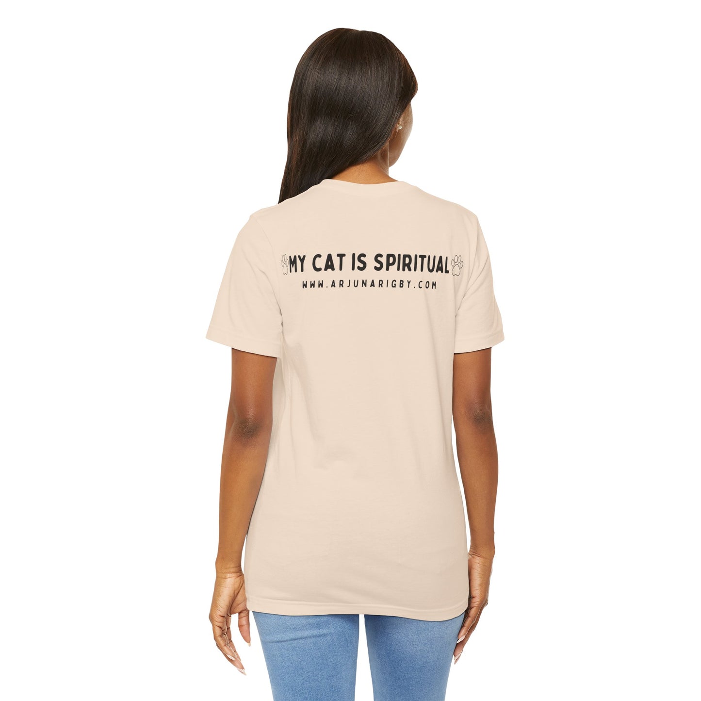 Yoga Cat T-Shirt - Arjuna Rigby Art and Lifestyle Store