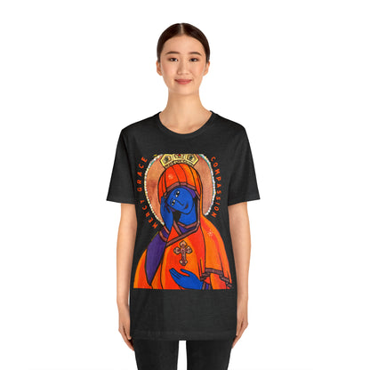 O Queen of Heaven Rejoice - Classic T-Shirt - Arjuna Rigby Art and Lifestyle Store