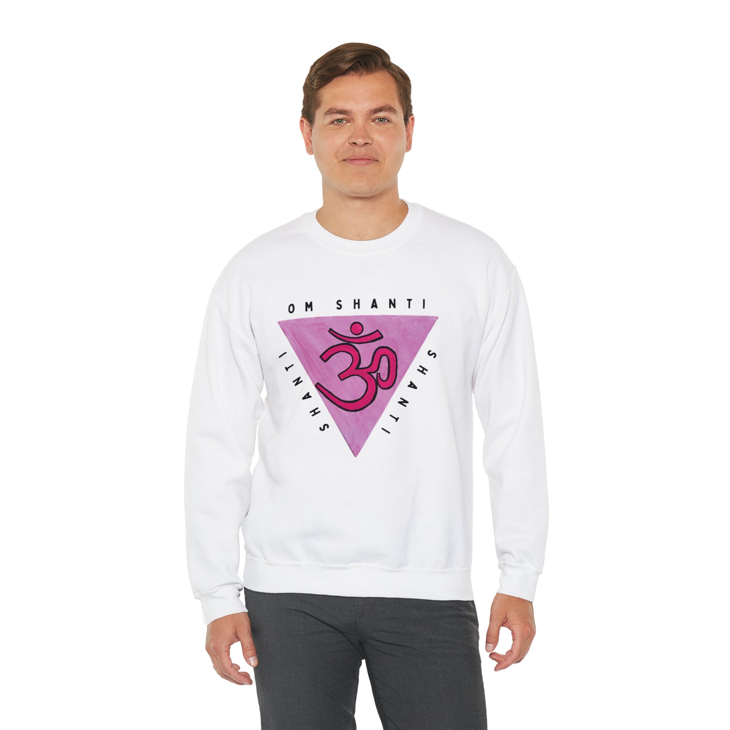 Pink Triangle OM Crewneck Sweatshirt