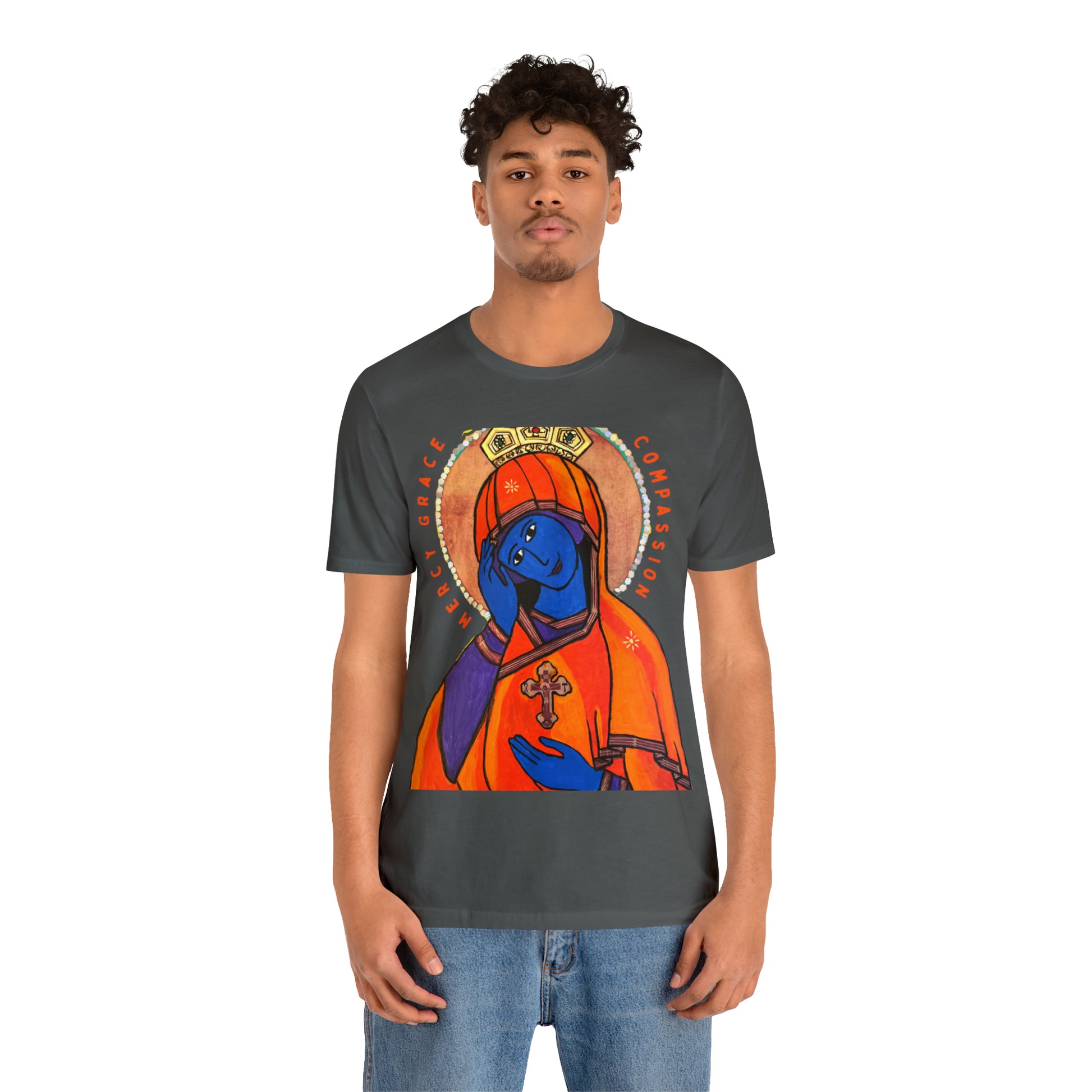 O Queen of Heaven Rejoice - Classic T-Shirt - Arjuna Rigby Art and Lifestyle Store