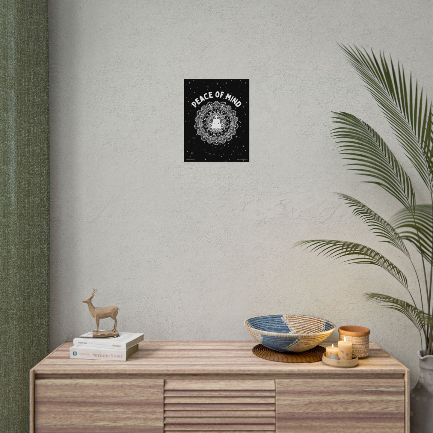 Peace of Mind Fine Art Poster black background