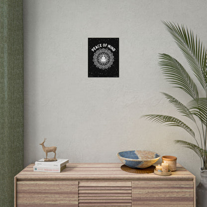 Peace of Mind Fine Art Poster black background