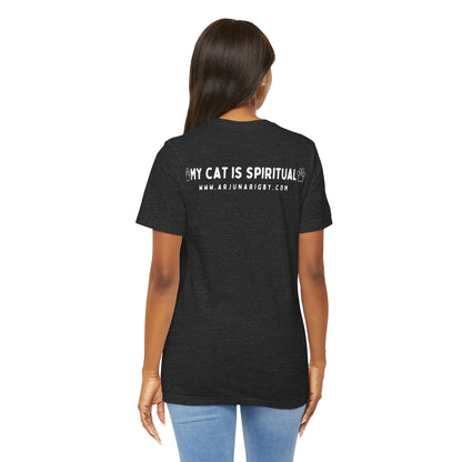 My Cat is Spiritual T-Shirt - Arjuna Rigby Art and Lifestyle Store