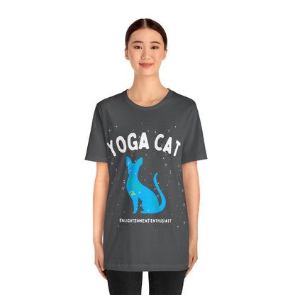 Yoga Cat T-Shirt - Arjuna Rigby Art and Lifestyle Store