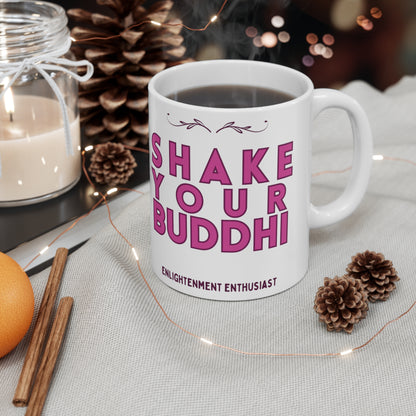 Shake Your Buddhi Mug - Arjuna Rigby Art and Lifestyle Store