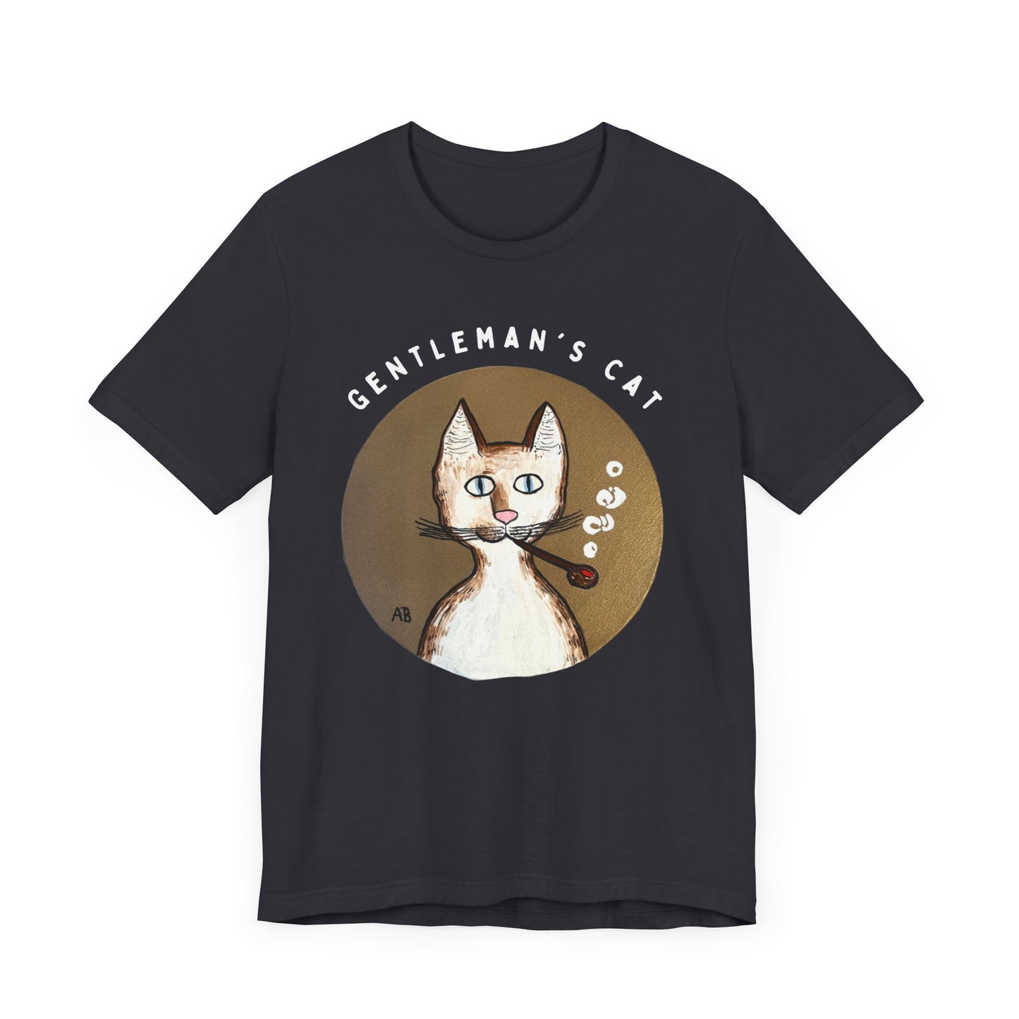 Gentleman's Cat T-Shirt - Arjuna Rigby Art and Lifestyle Store