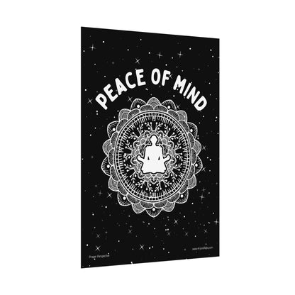 Peace of Mind Fine Art Poster black background