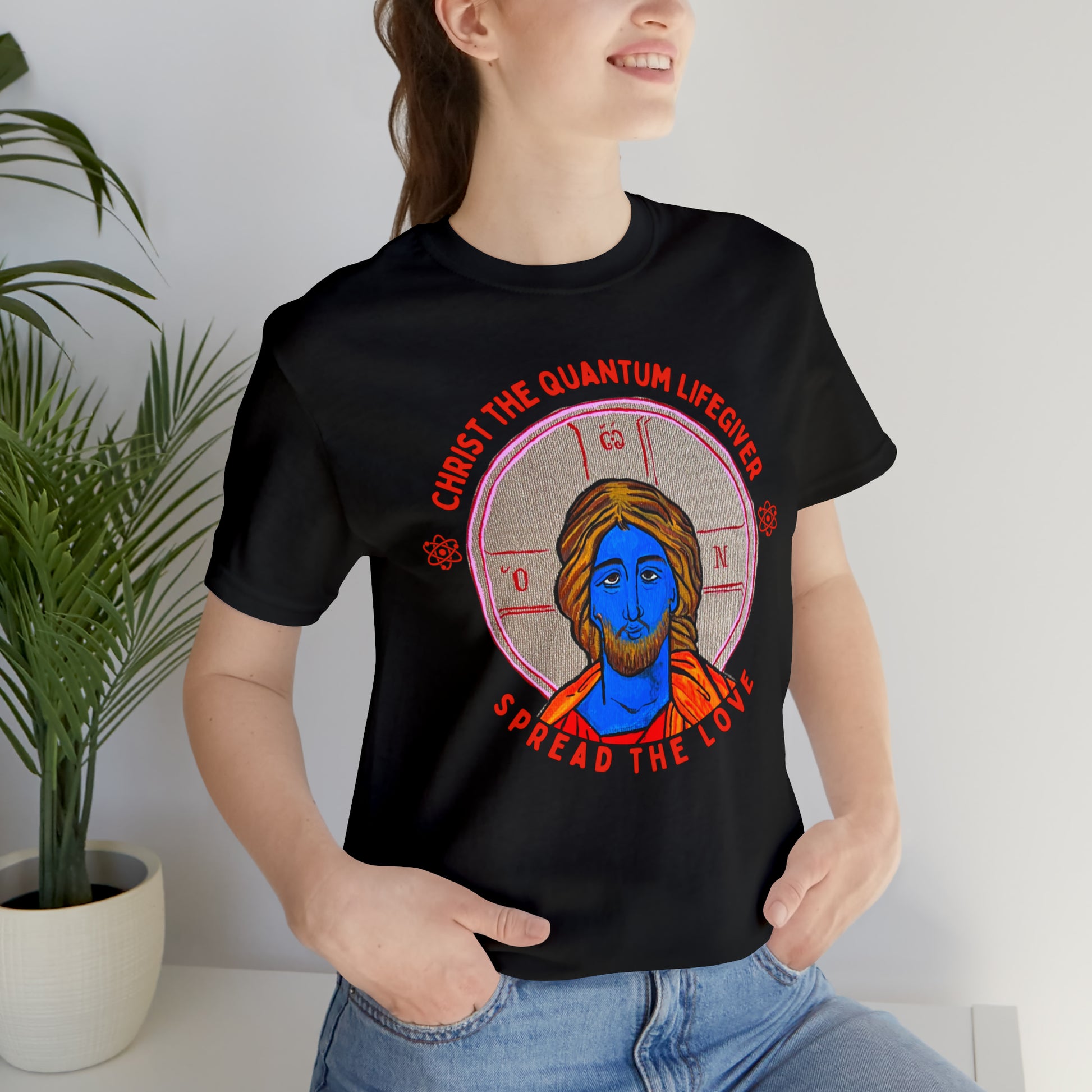 Christ the Quantum Lifegiver - Classic T-Shirt - Arjuna Rigby Art and Lifestyle Store