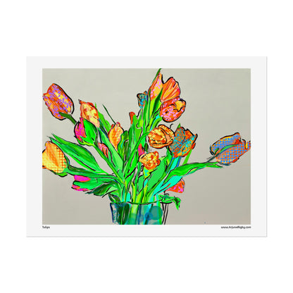 Tulips Rolled Fine Art Print