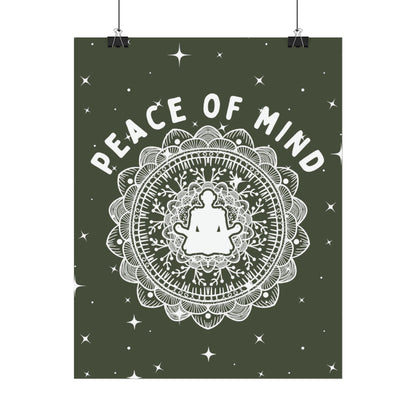 Peace of Mind Fine Art Print green background