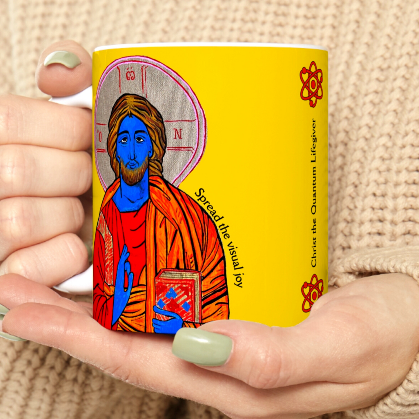 Christ the Quantum Lifegiver - Mug - Arjuna Rigby Art and Lifestyle Store