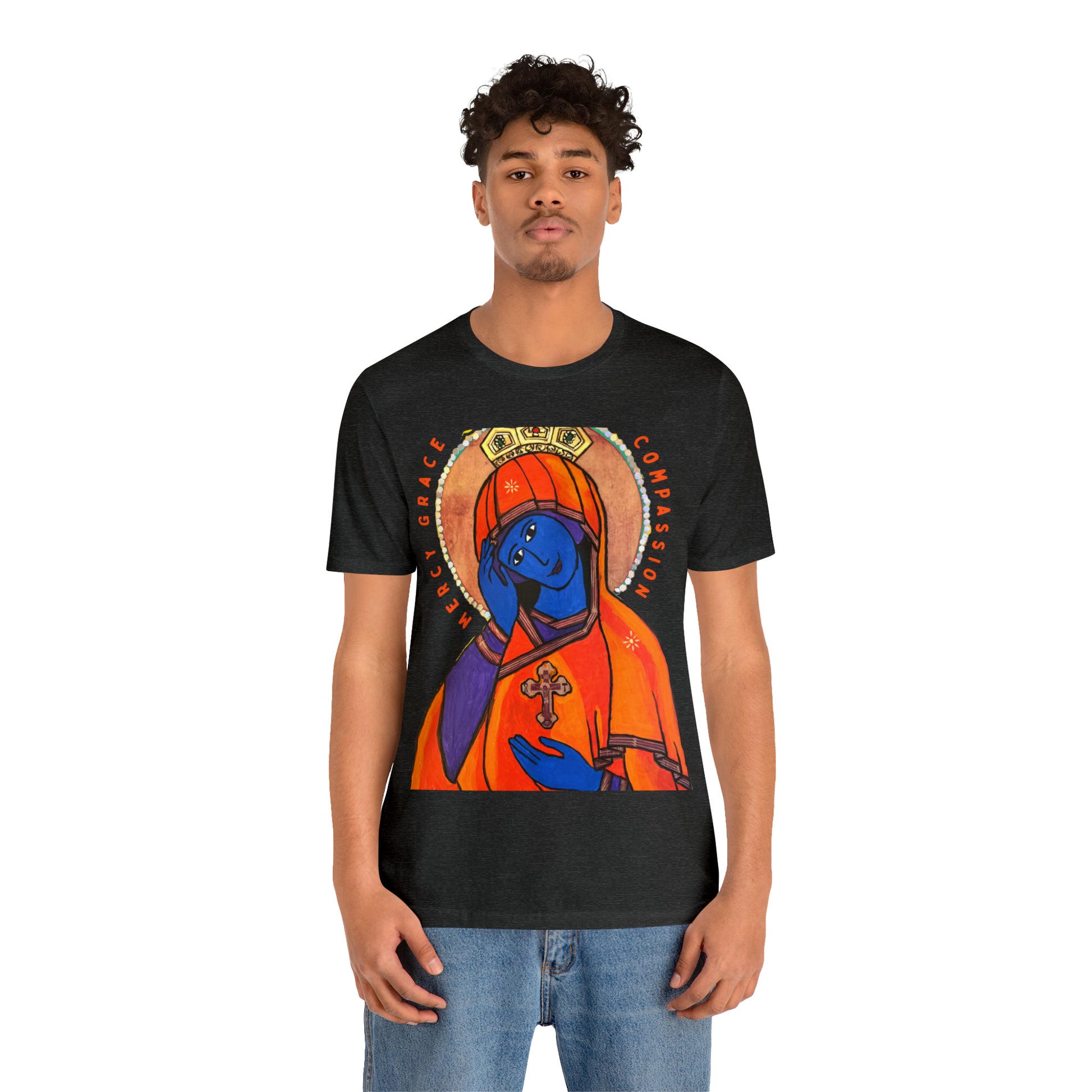 O Queen of Heaven Rejoice - Classic T-Shirt - Arjuna Rigby Art and Lifestyle Store