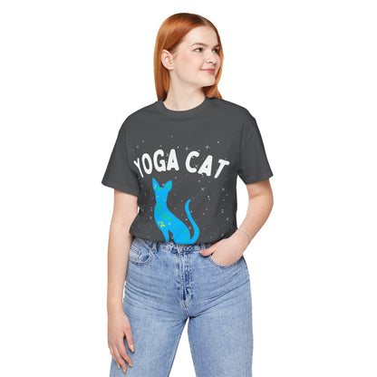 Yoga Cat T-Shirt - Arjuna Rigby Art and Lifestyle Store