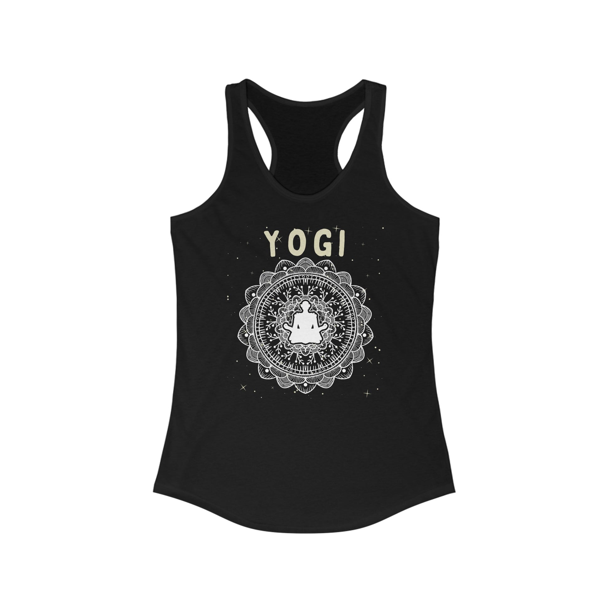 Yogi - Women's Racerback Tank - Arjuna Rigby Art and Lifestyle Store