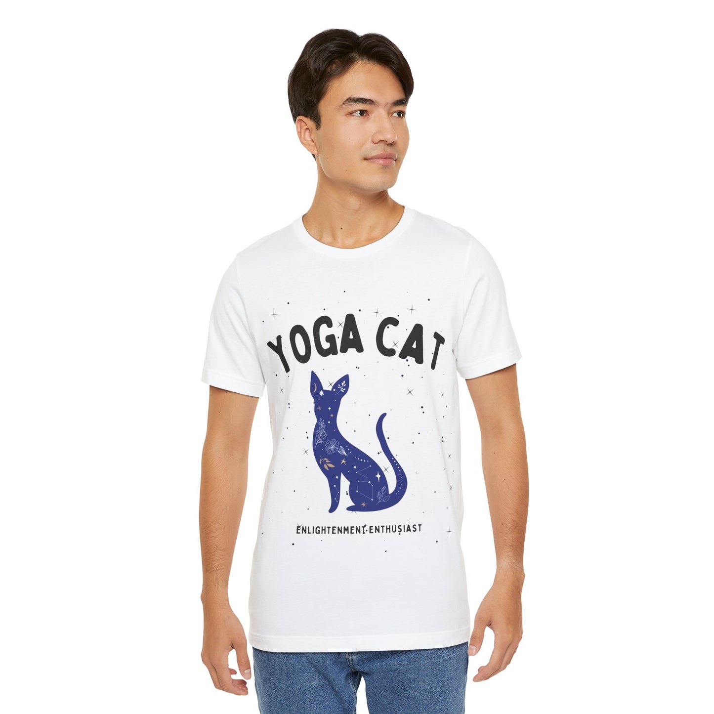 Yoga Cat T-Shirt - Arjuna Rigby Art and Lifestyle Store