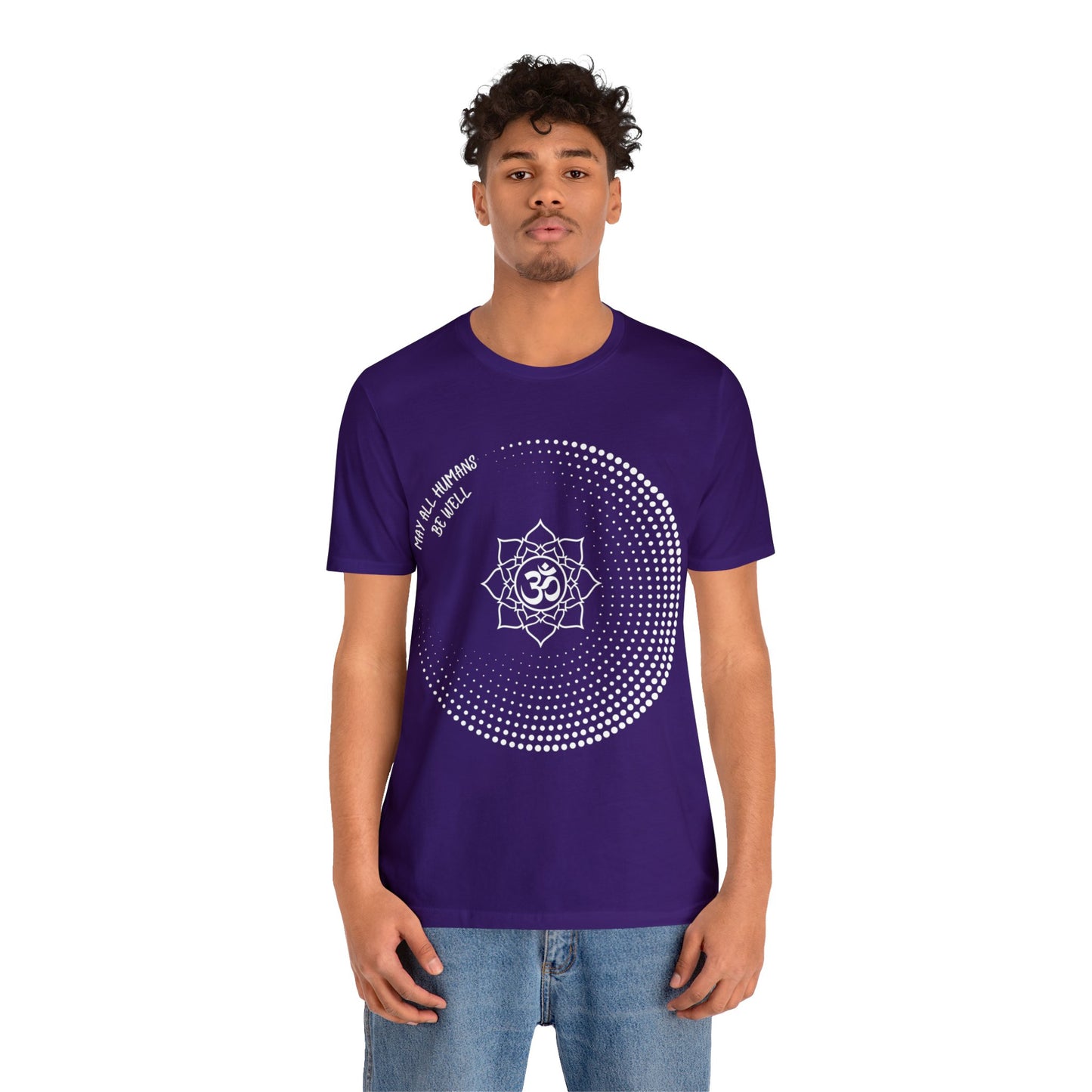 May All Humans Be Well T-Shirt - Arjuna Rigby Art and Lifestyle Store