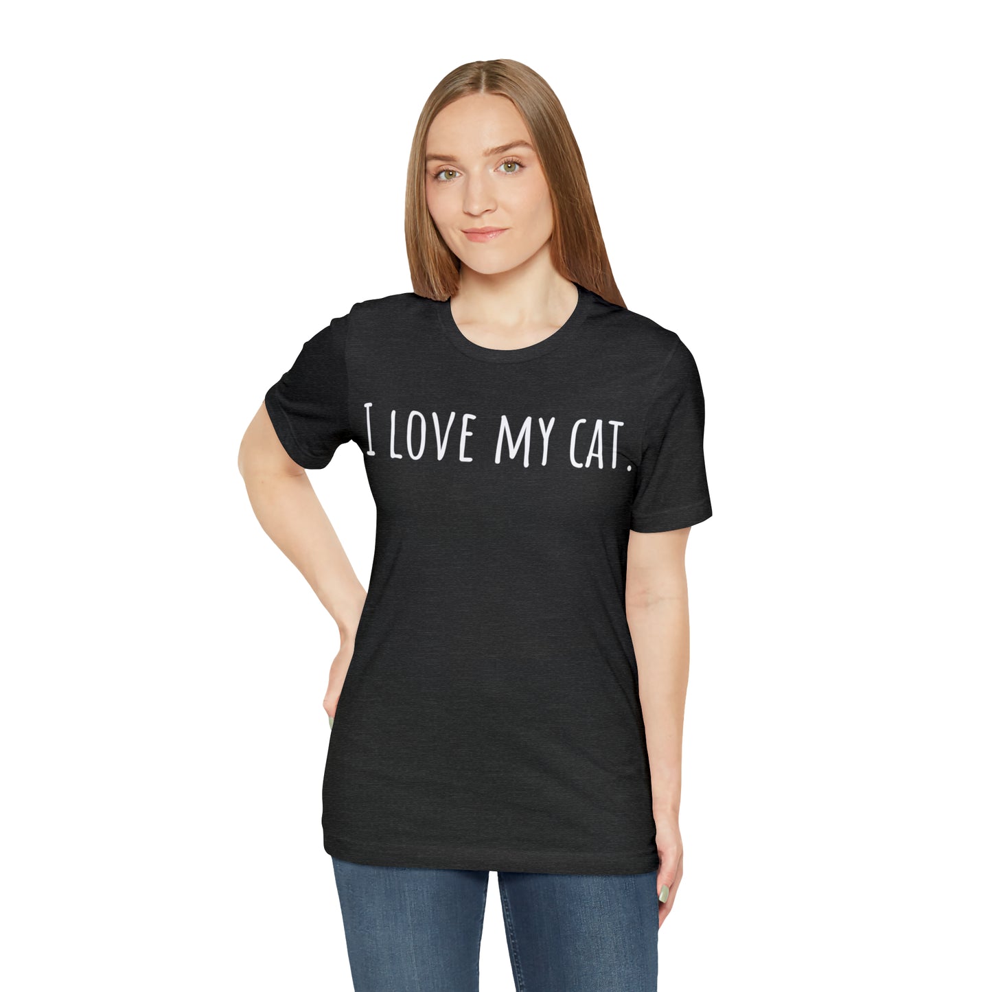 I Love My Cat - Classic T-Shirt - Arjuna Rigby Art and Lifestyle Store