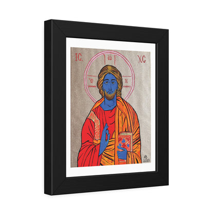 Christ the Quantum Lifegiver Framed Fine Art Posters - Arjuna Rigby Art and Lifestyle Store