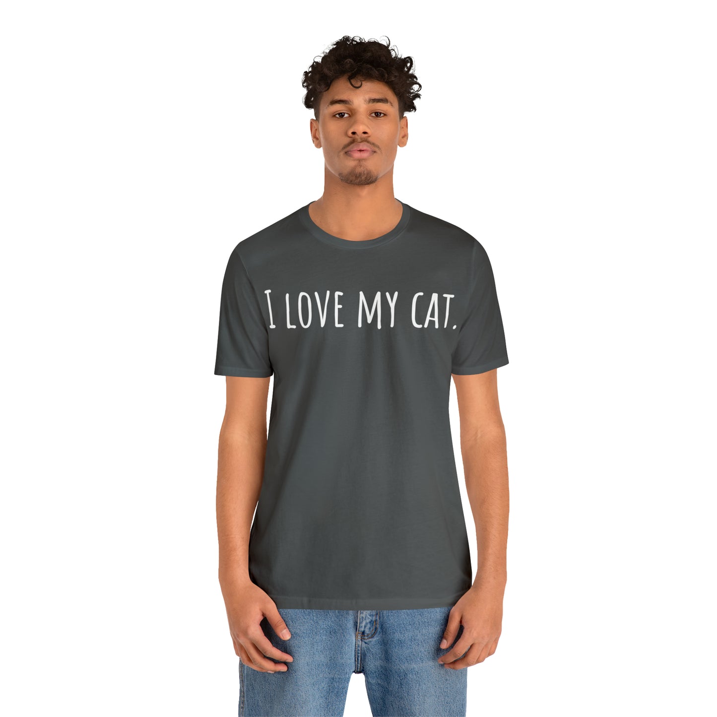 I Love My Cat - Classic T-Shirt - Arjuna Rigby Art and Lifestyle Store