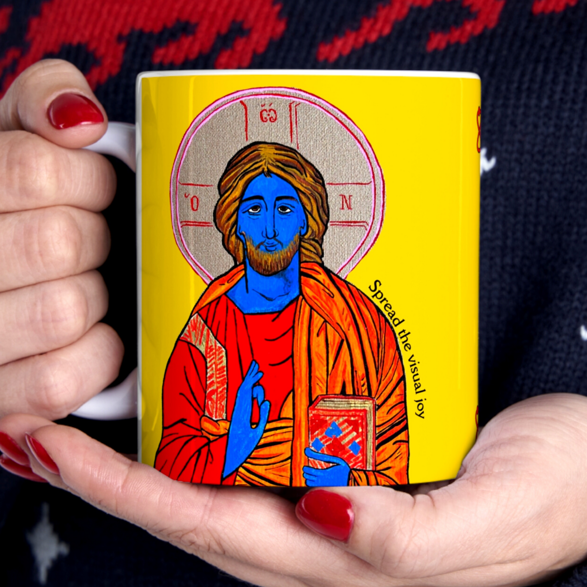 Christ the Quantum Lifegiver - Mug - Arjuna Rigby Art and Lifestyle Store