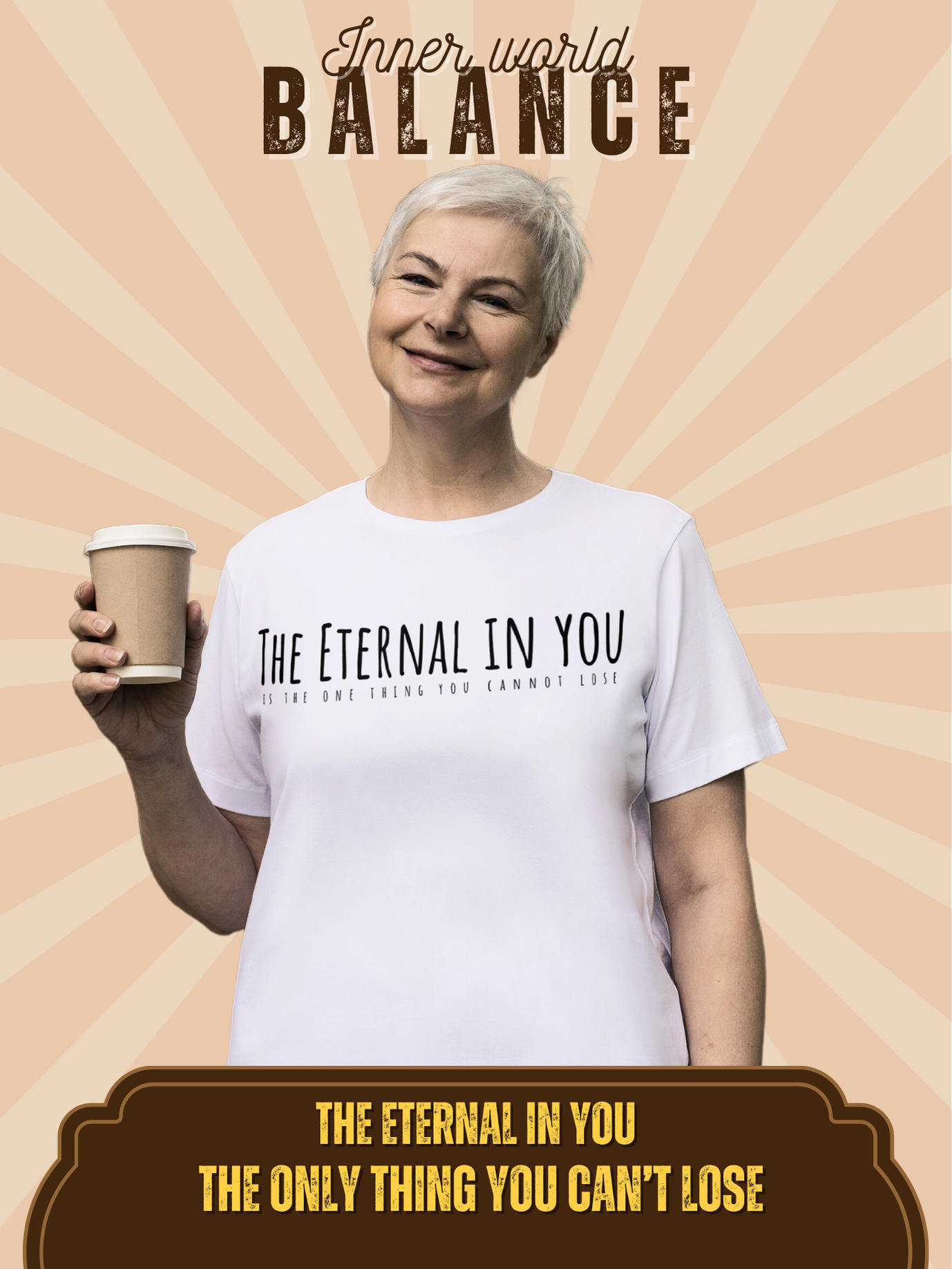 The Eternal in You T-Shirt - Arjuna Rigby Art and Lifestyle Store