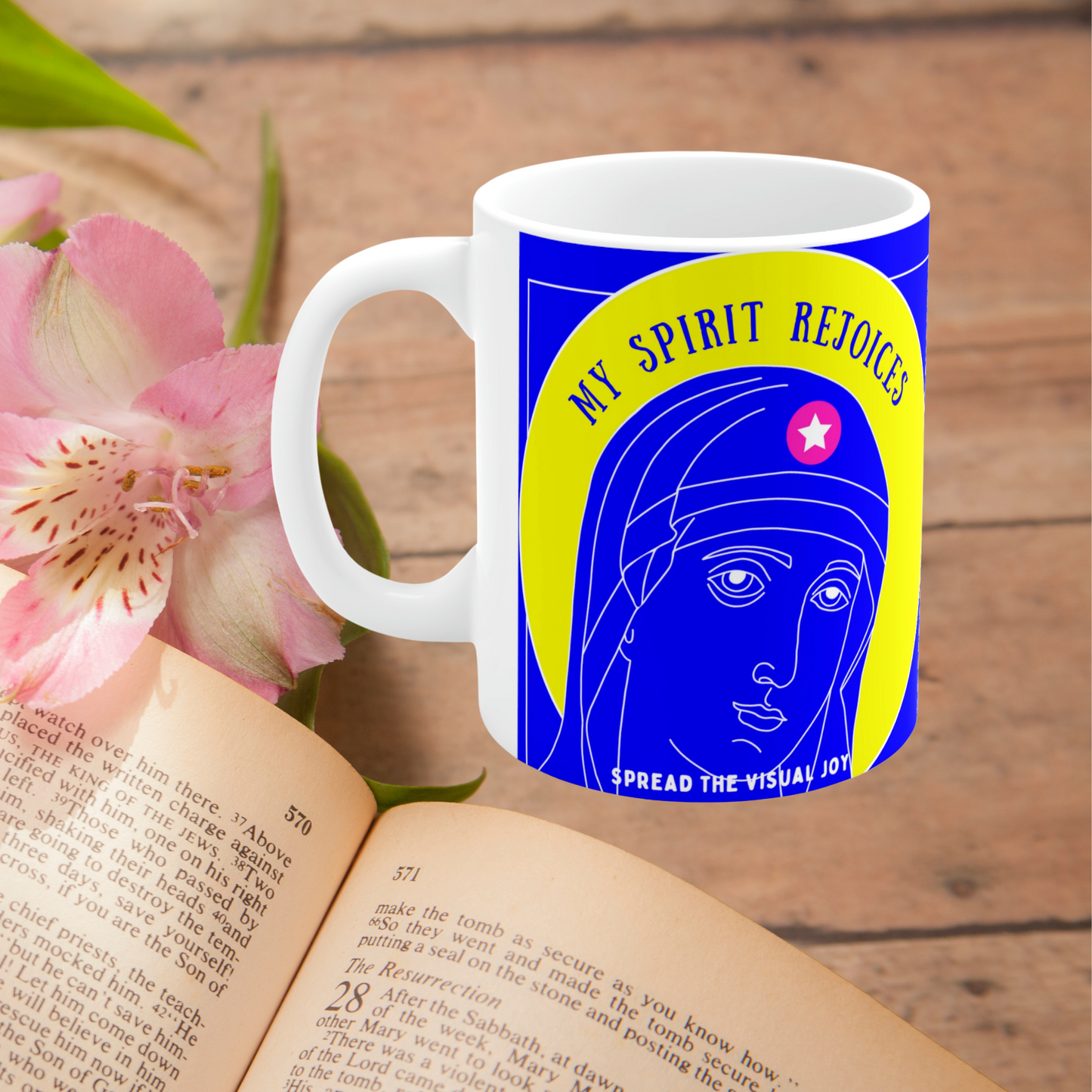 My Spirit Rejoices - Mug - Arjuna Rigby Art and Lifestyle Store