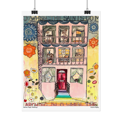 Karma Yoga: Healing I Fine Art Poster
