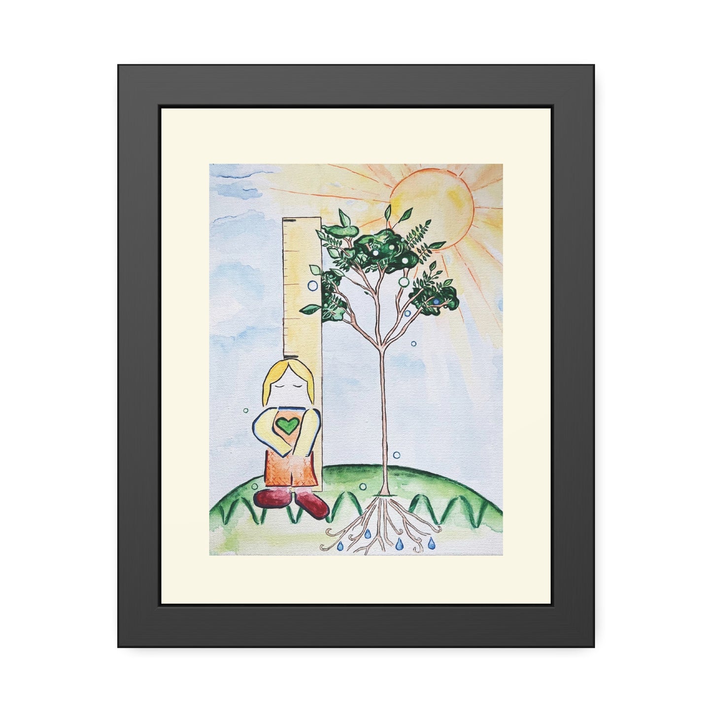 And Together We Grow II Framed Fine Art Print