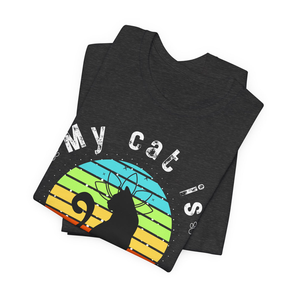My Cat is Spiritual T-Shirt - Arjuna Rigby Art and Lifestyle Store