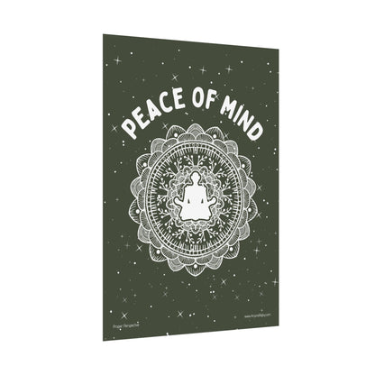 Peace of Mind Fine Art Poster green background