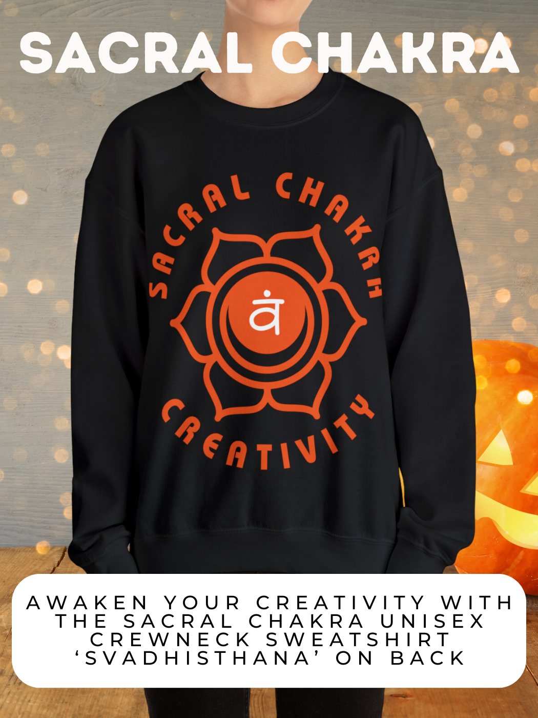 Sacral Chakra Crewneck Sweatshirt