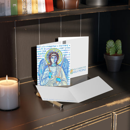 Blue Angel Greeting Card