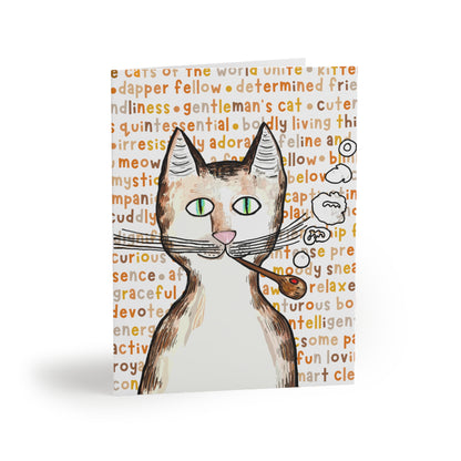 Gentleman's Cat Greeting Card