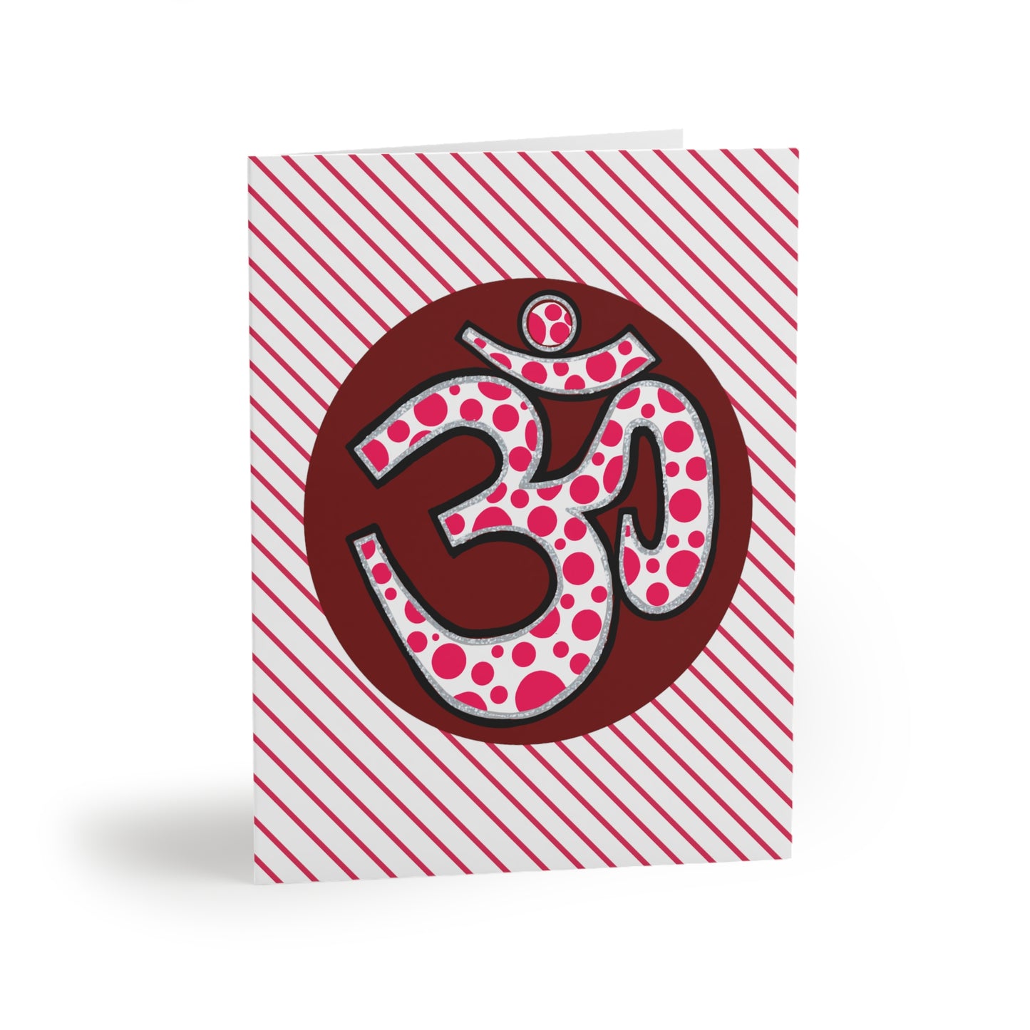 Polka Dot Om Greeting Card