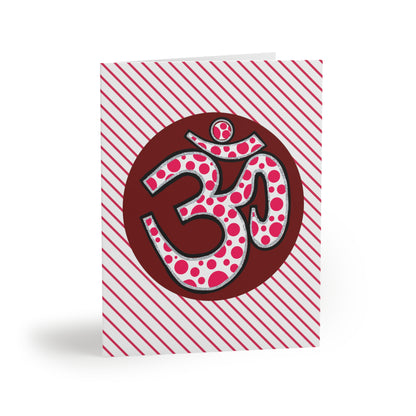 Polka Dot Om Greeting Card