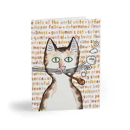 Gentleman's Cat Greeting Card