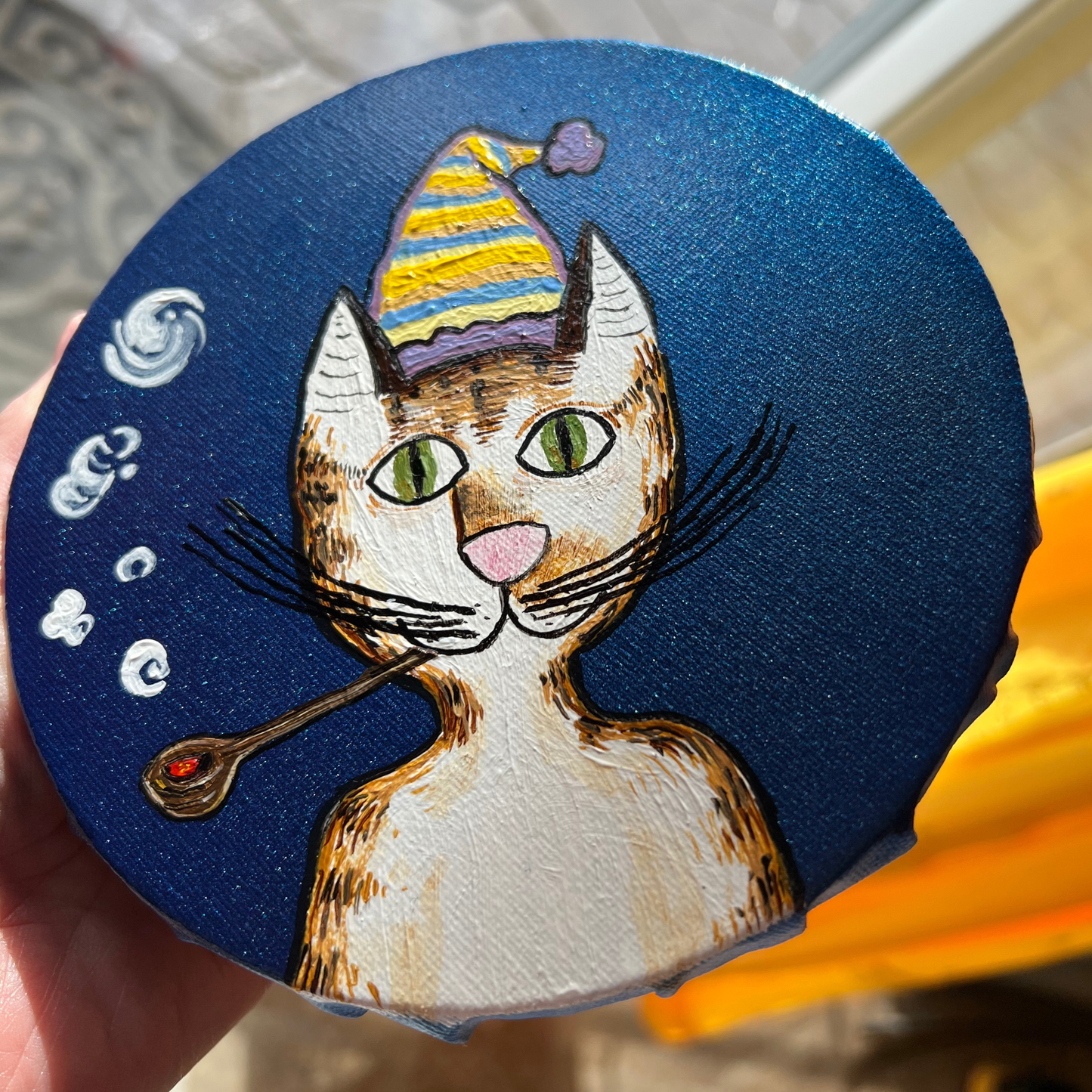 The Gentleman's Cat in Winter Hat