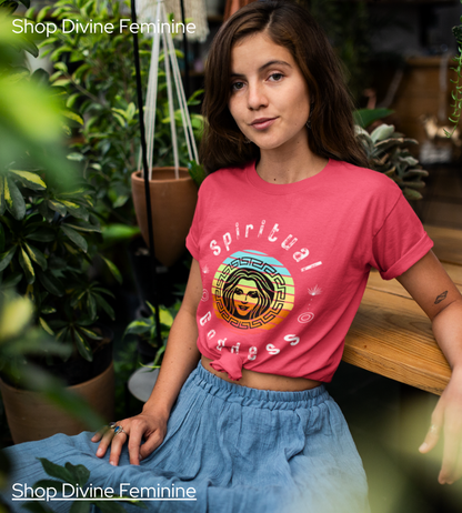 Spiritual Goddess T-Shirt - Arjuna Rigby Art and Lifestyle Store