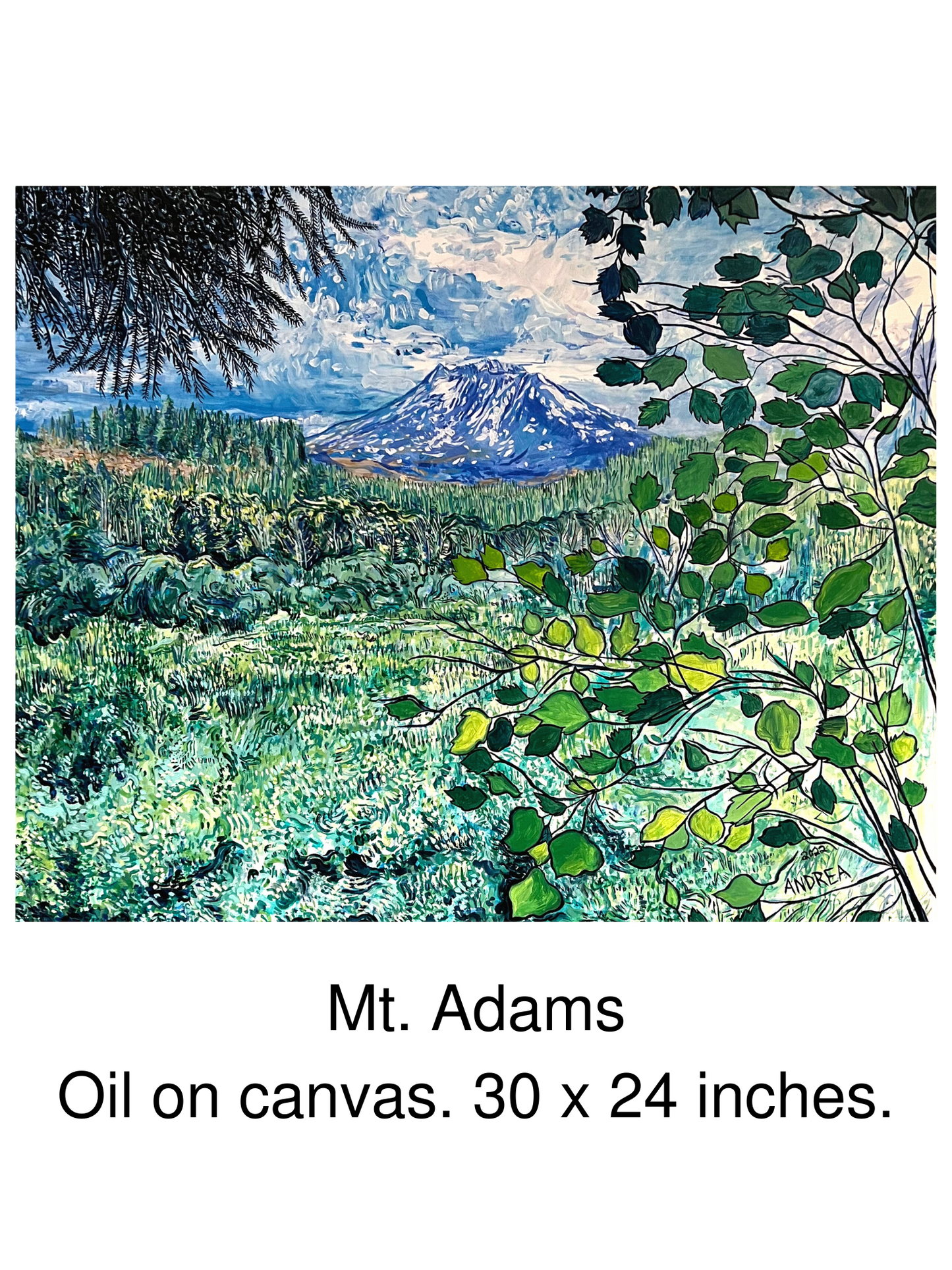 Mt. Adams - Arjuna Rigby Art and Lifestyle Store