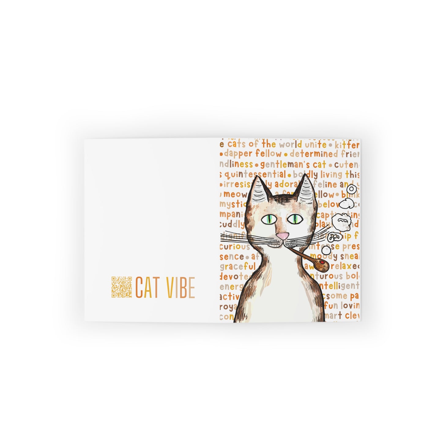 Gentleman's Cat Greeting Card